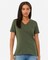 BELLA + CANVAS Women’s Relaxed Jersey V-Neck Tee for Casual, Layering & Everyday Soft Wear